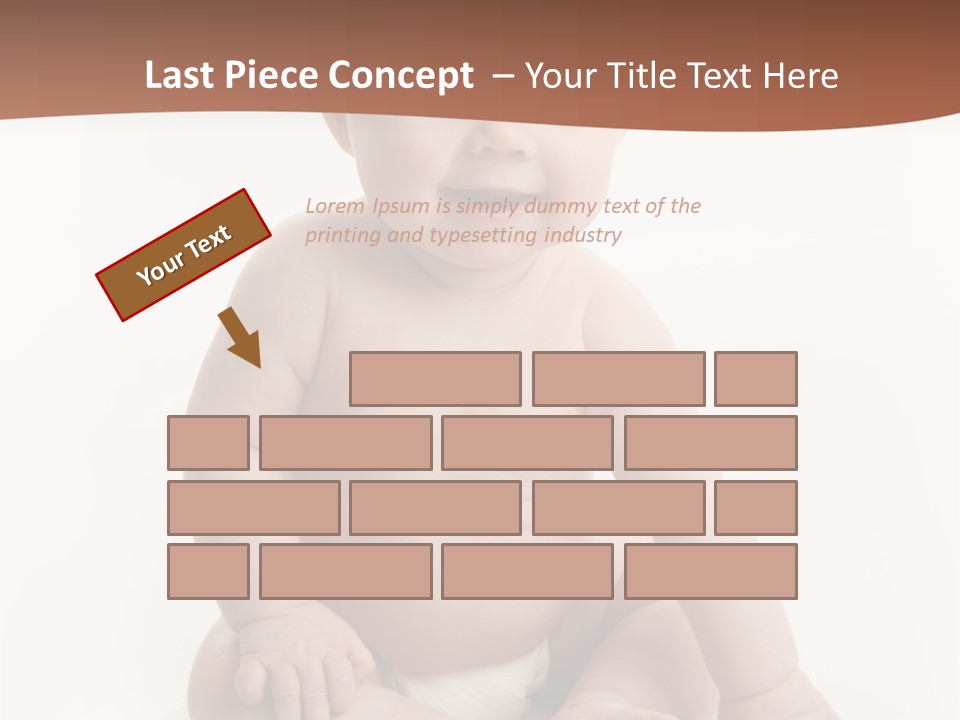 Background Sitting Isolated PowerPoint Template