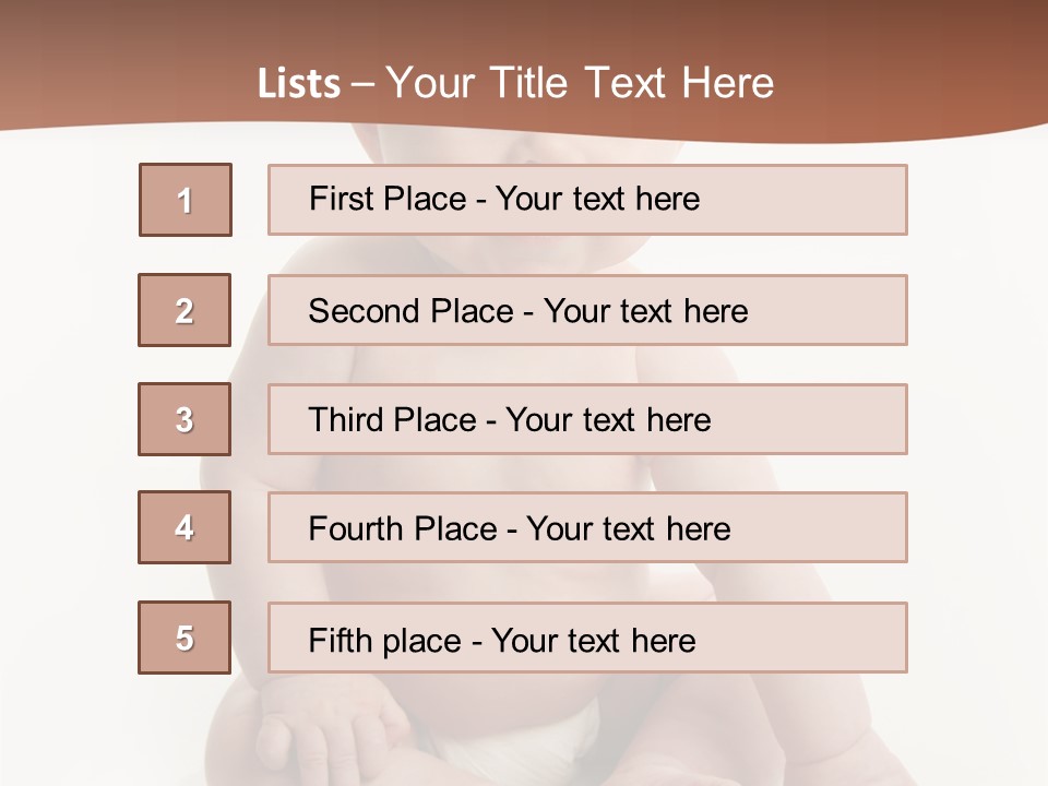 Background Sitting Isolated PowerPoint Template