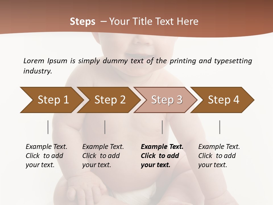 Background Sitting Isolated PowerPoint Template