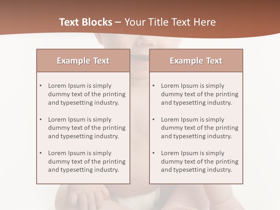 Background Sitting Isolated PowerPoint Template