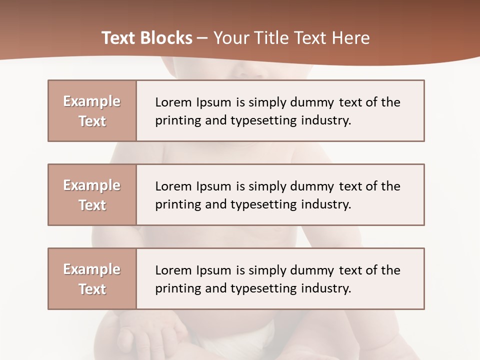 Background Sitting Isolated PowerPoint Template