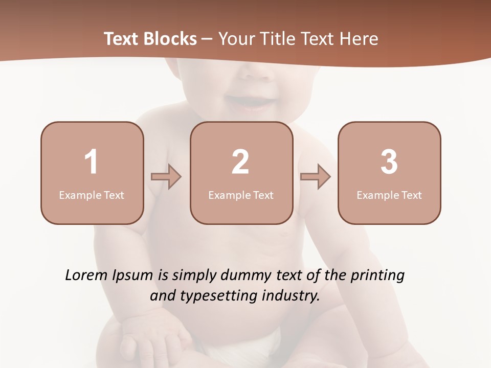 Background Sitting Isolated PowerPoint Template