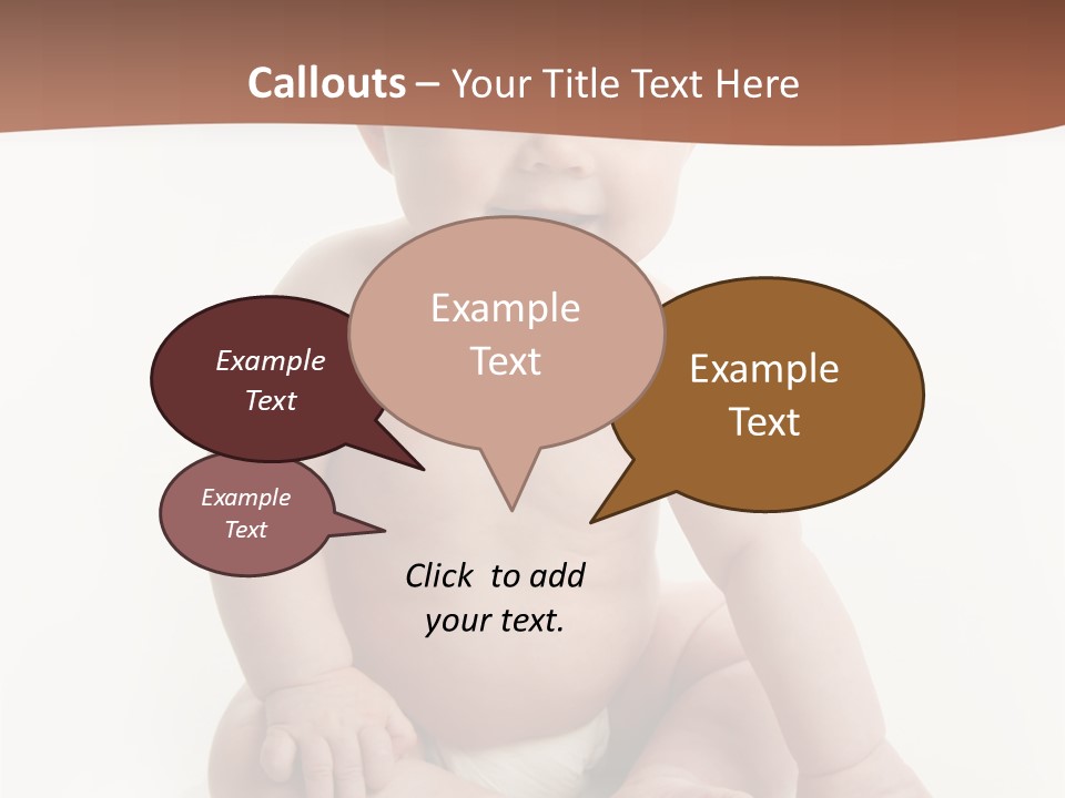 Background Sitting Isolated PowerPoint Template