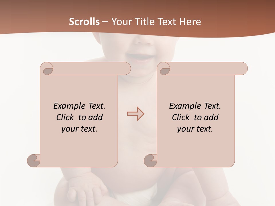 Background Sitting Isolated PowerPoint Template