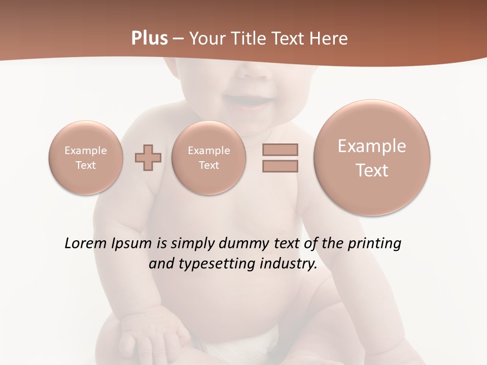 Background Sitting Isolated PowerPoint Template