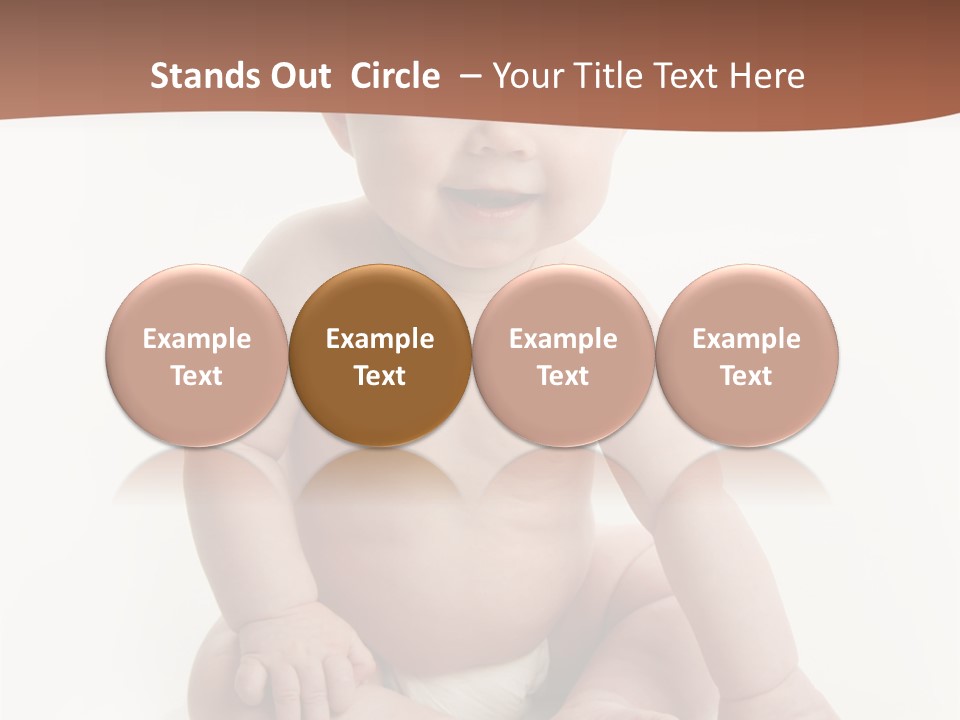 Background Sitting Isolated PowerPoint Template