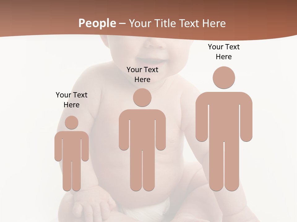 Background Sitting Isolated PowerPoint Template