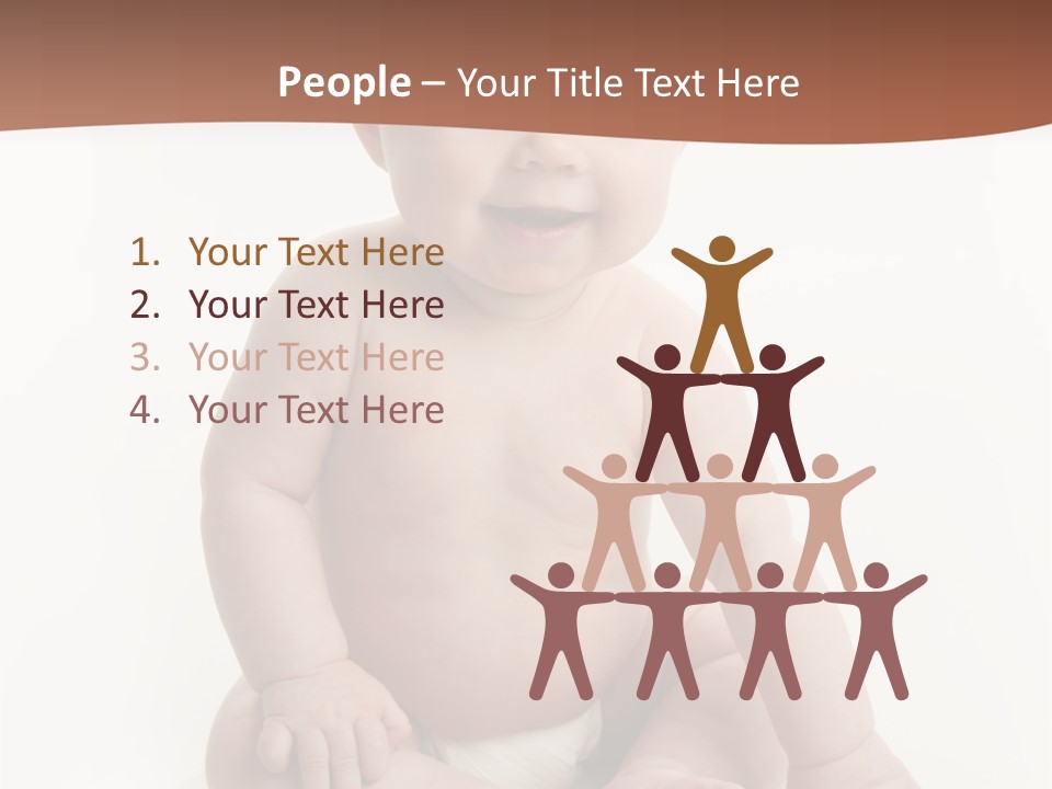 Background Sitting Isolated PowerPoint Template