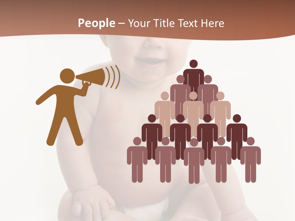 Background Sitting Isolated PowerPoint Template