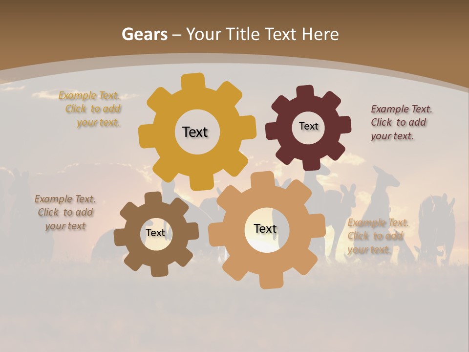 Drawing Black Beam PowerPoint Template