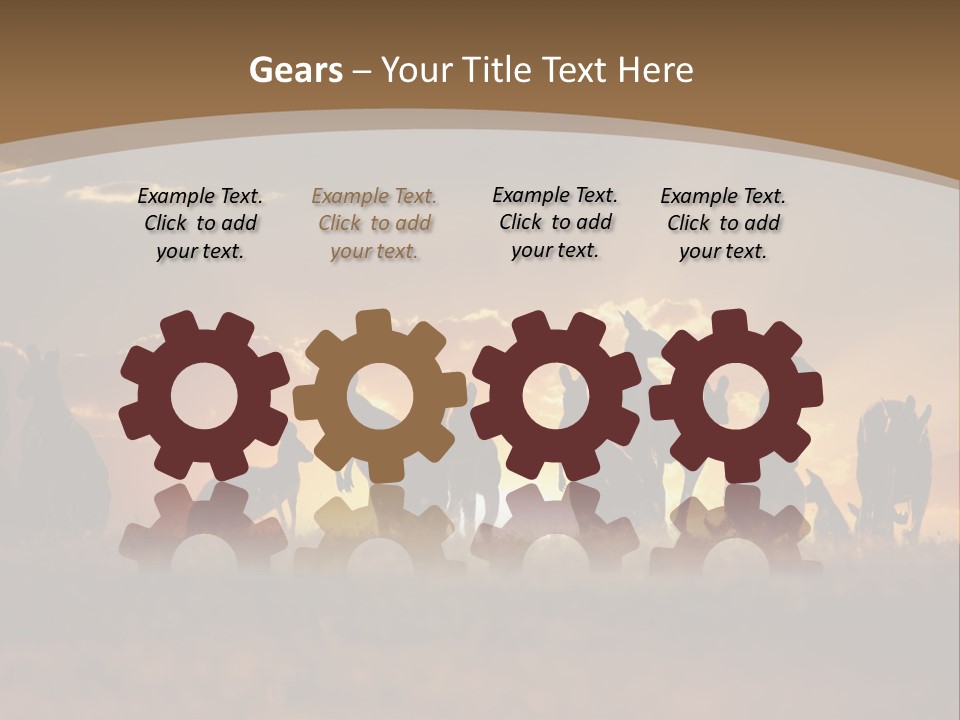 Drawing Black Beam PowerPoint Template