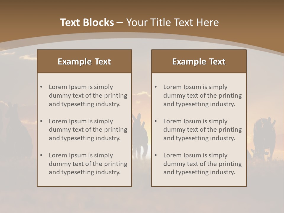Drawing Black Beam PowerPoint Template