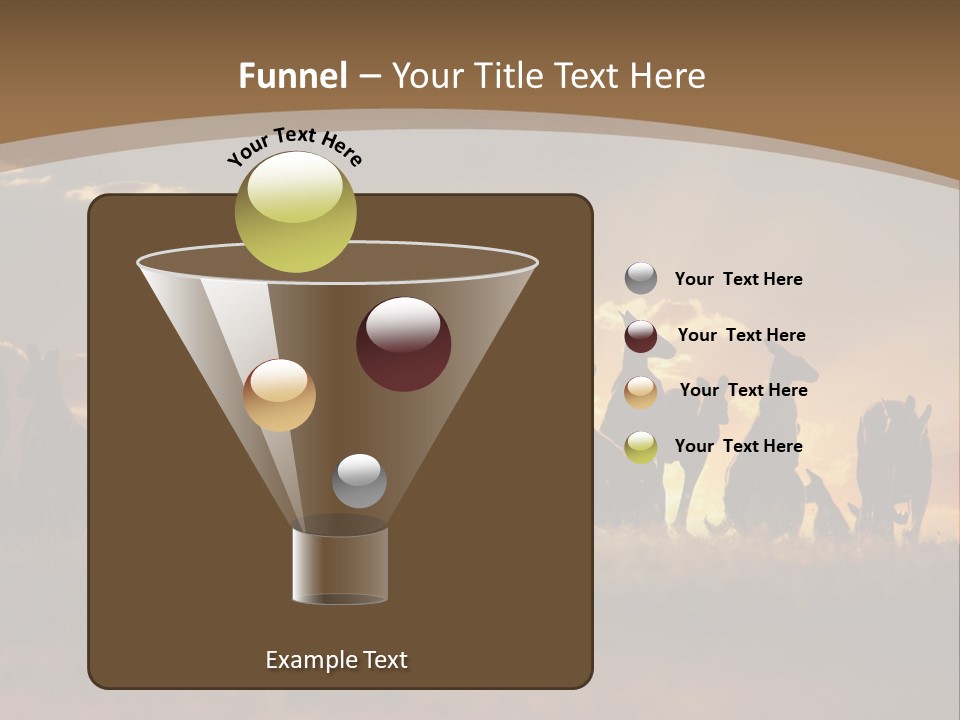 Drawing Black Beam PowerPoint Template