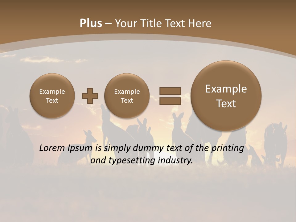 Drawing Black Beam PowerPoint Template