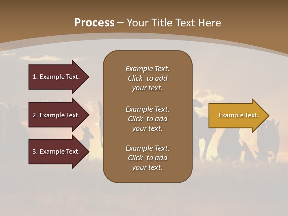 Drawing Black Beam PowerPoint Template