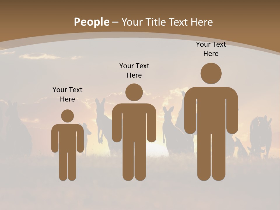 Drawing Black Beam PowerPoint Template