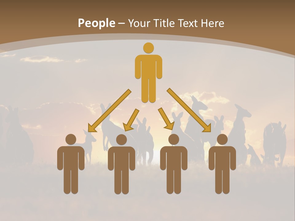 Drawing Black Beam PowerPoint Template