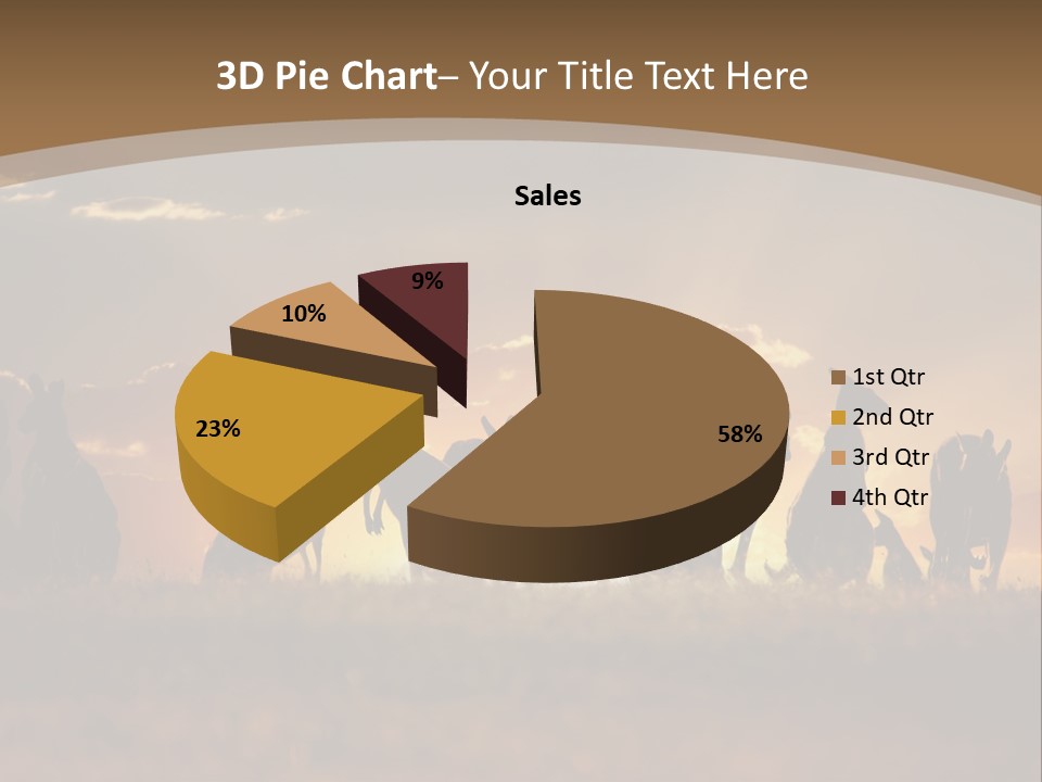 Drawing Black Beam PowerPoint Template
