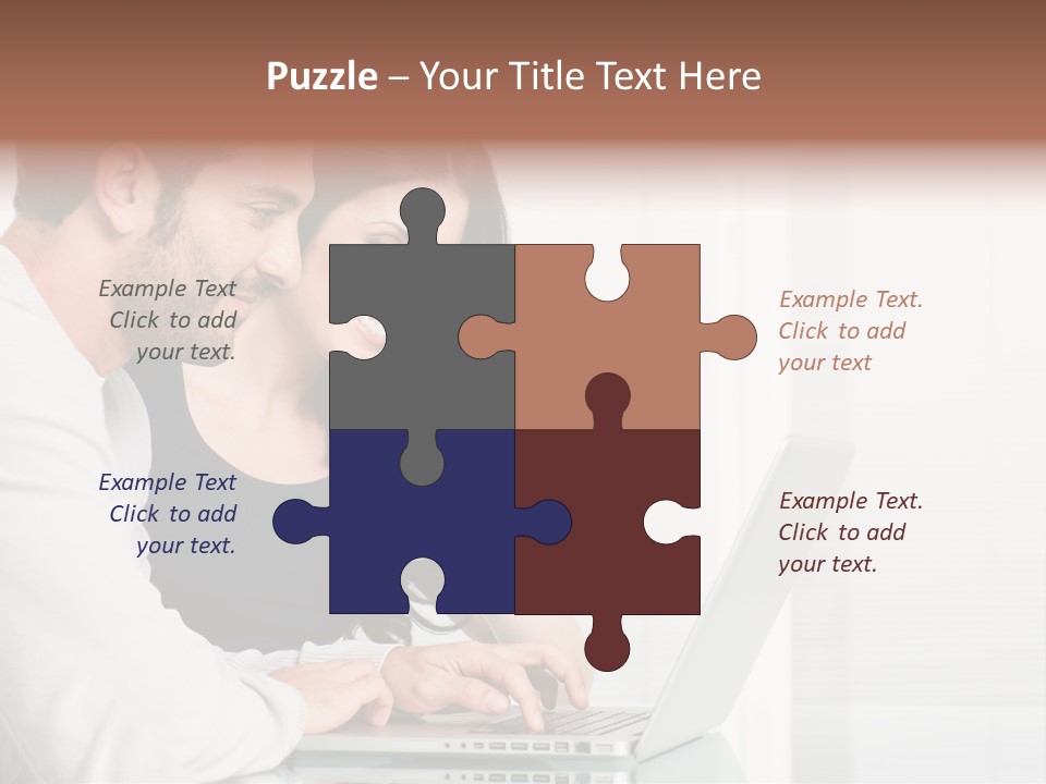Computer Net Laptop PowerPoint Template