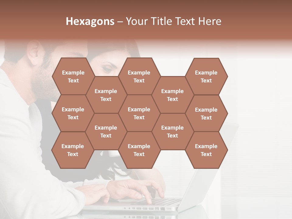 Computer Net Laptop PowerPoint Template