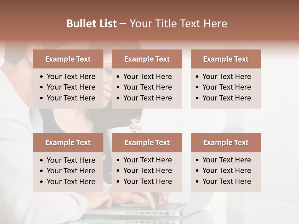Computer Net Laptop PowerPoint Template