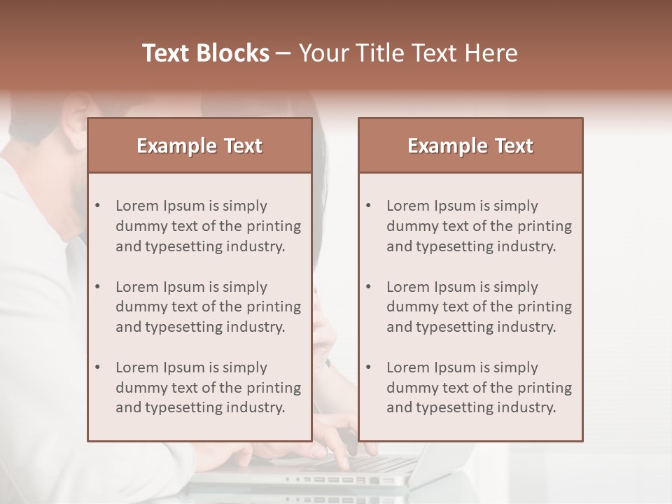 Computer Net Laptop PowerPoint Template