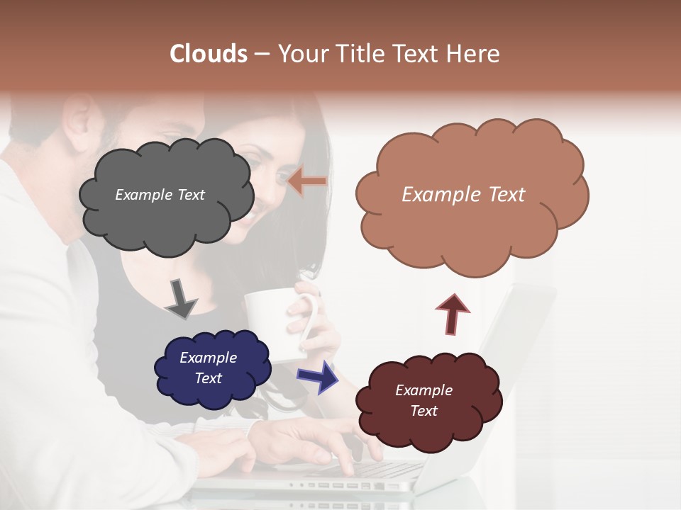 Computer Net Laptop PowerPoint Template