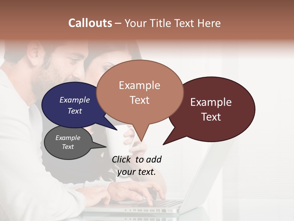 Computer Net Laptop PowerPoint Template