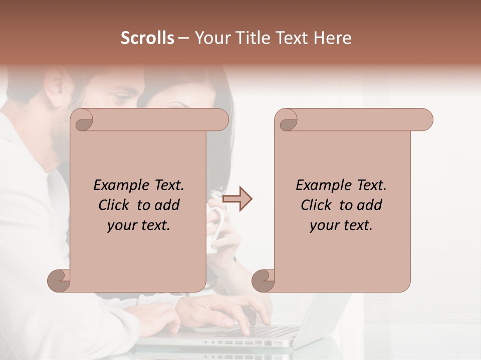 Computer Net Laptop PowerPoint Template