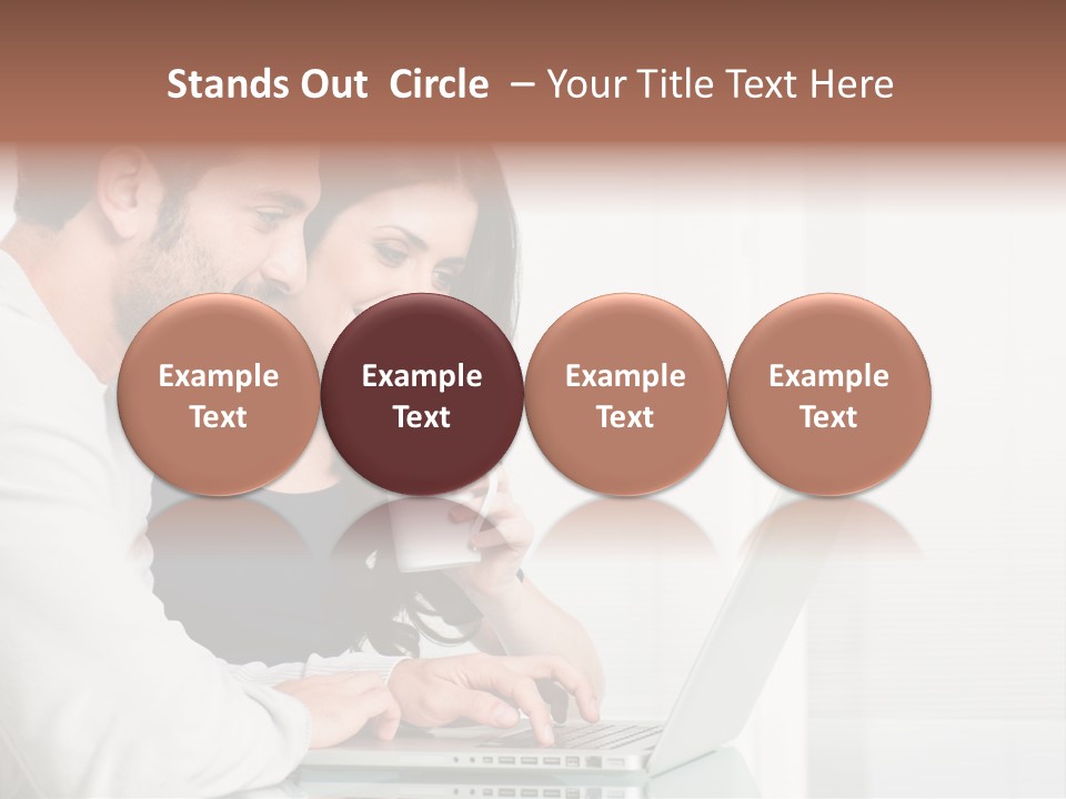 Computer Net Laptop PowerPoint Template