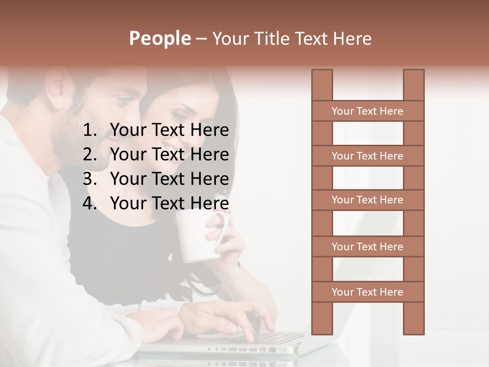Computer Net Laptop PowerPoint Template