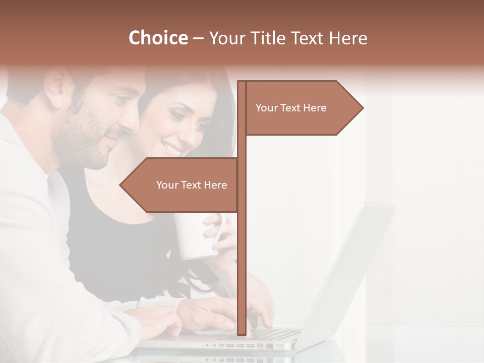 Computer Net Laptop PowerPoint Template