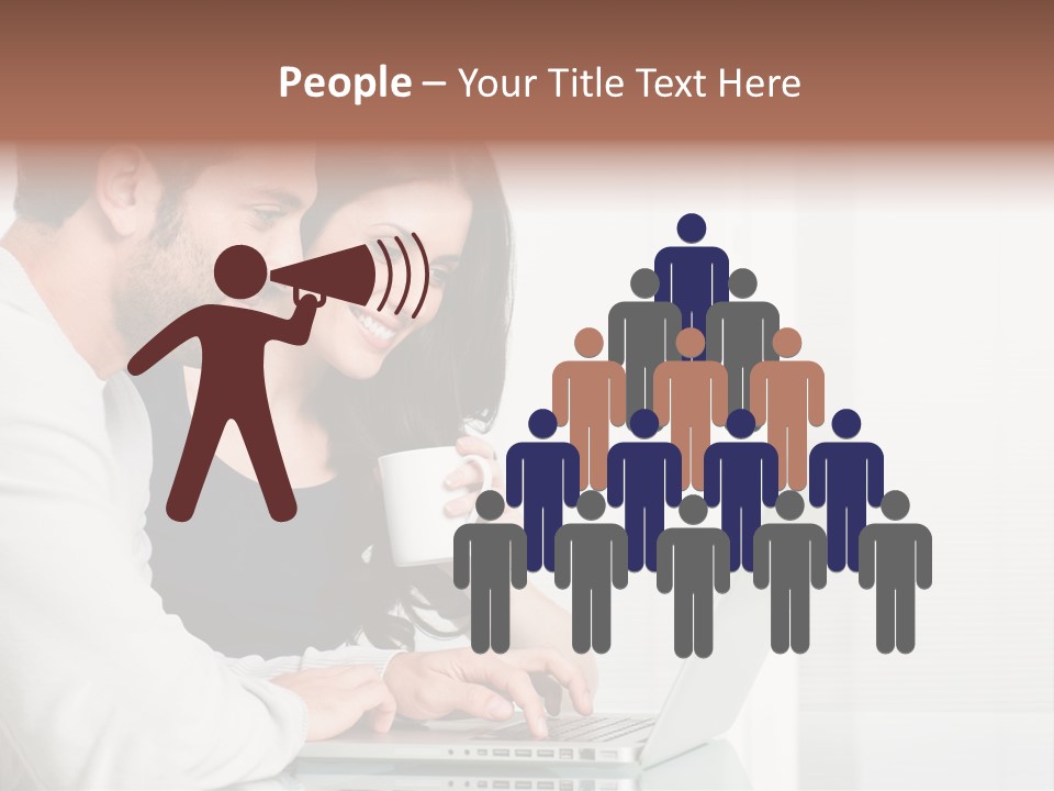 Computer Net Laptop PowerPoint Template