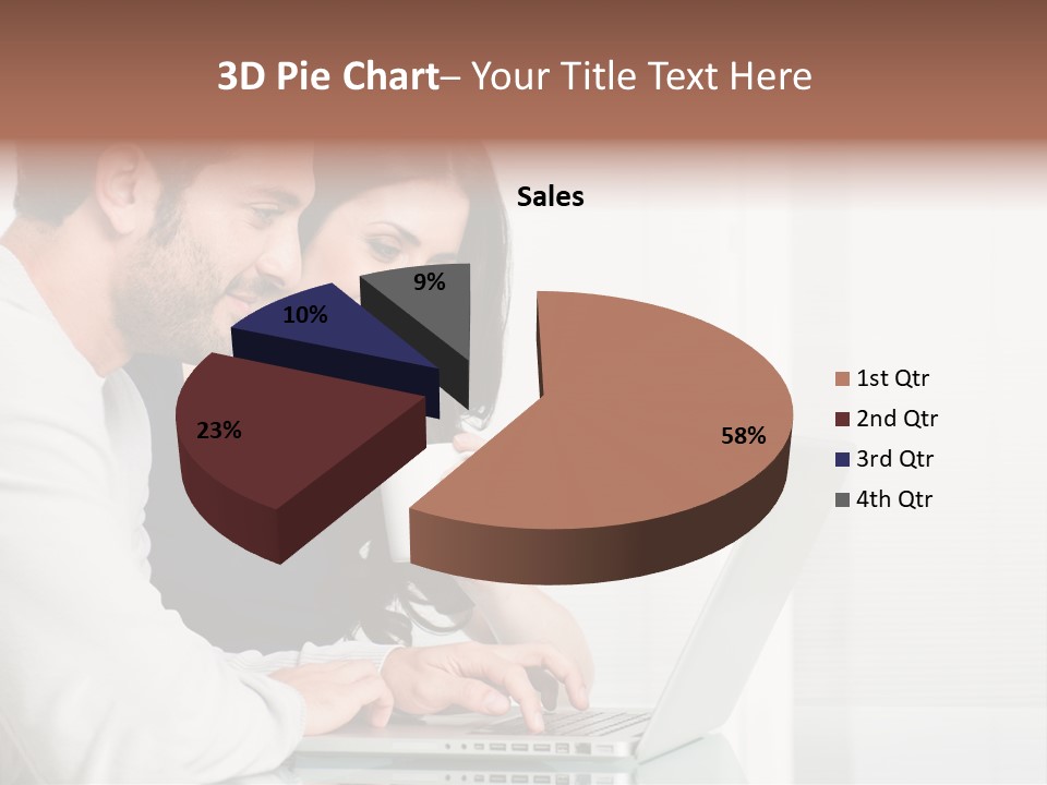 Computer Net Laptop PowerPoint Template