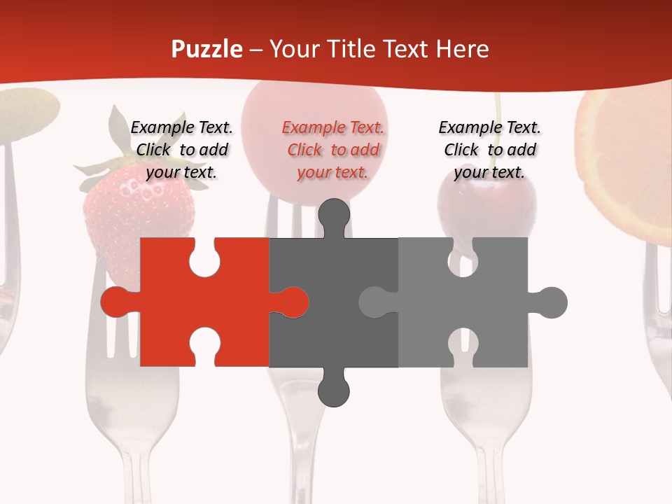 Five Snack Cherry PowerPoint Template