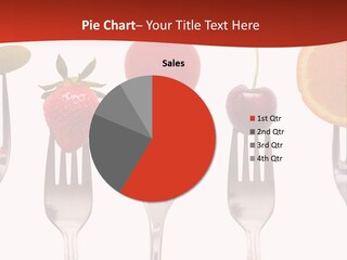 Five Snack Cherry PowerPoint Template