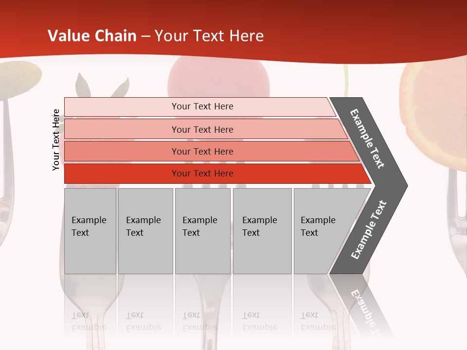 Five Snack Cherry PowerPoint Template