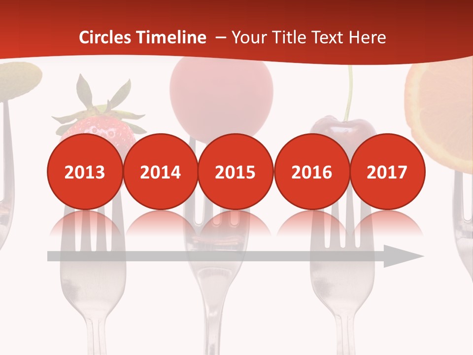 Five Snack Cherry PowerPoint Template