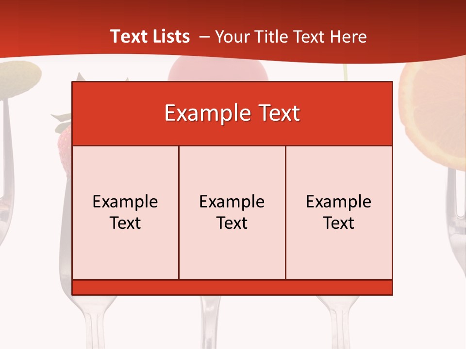 Five Snack Cherry PowerPoint Template