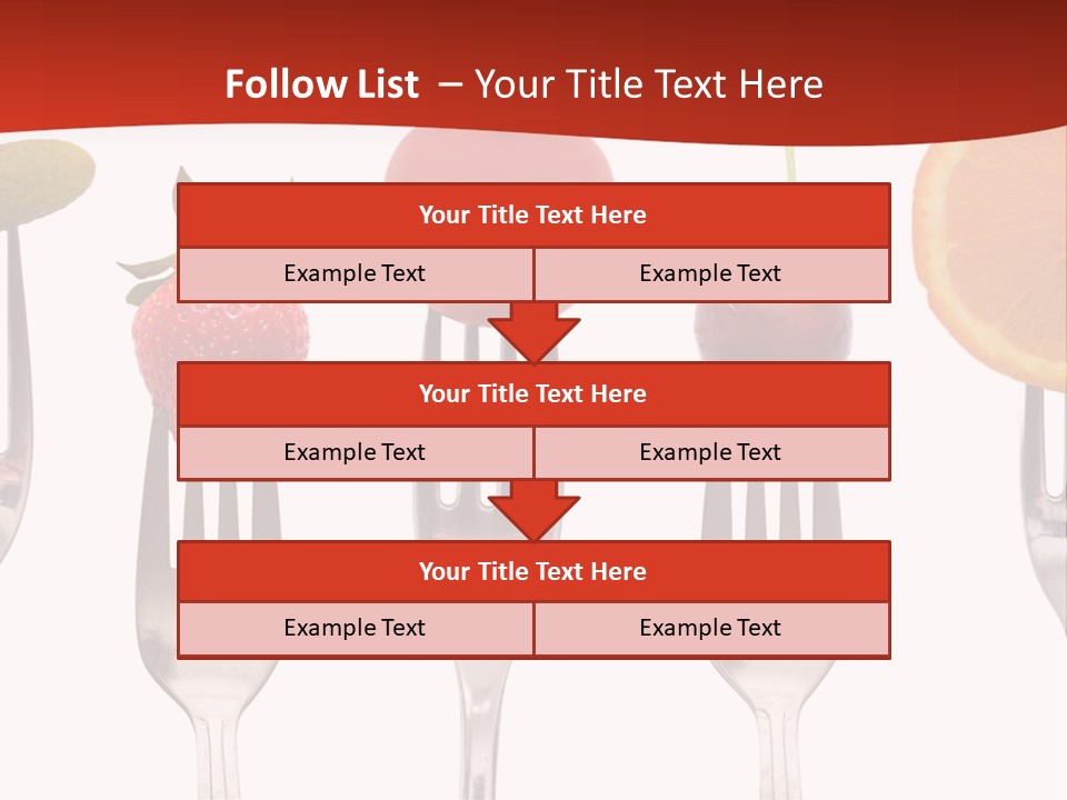 Five Snack Cherry PowerPoint Template
