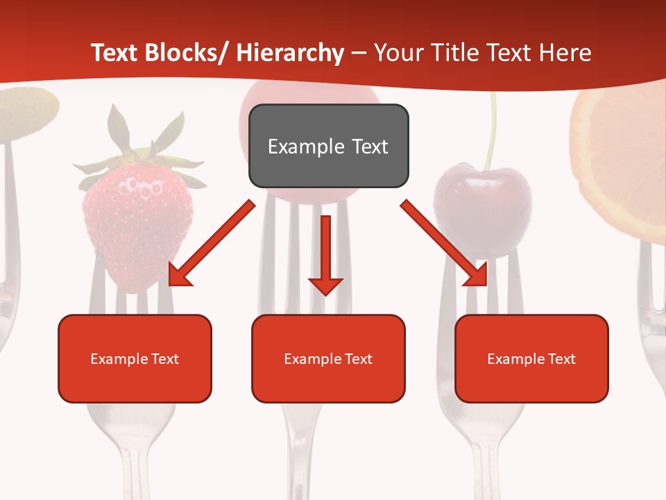 Five Snack Cherry PowerPoint Template