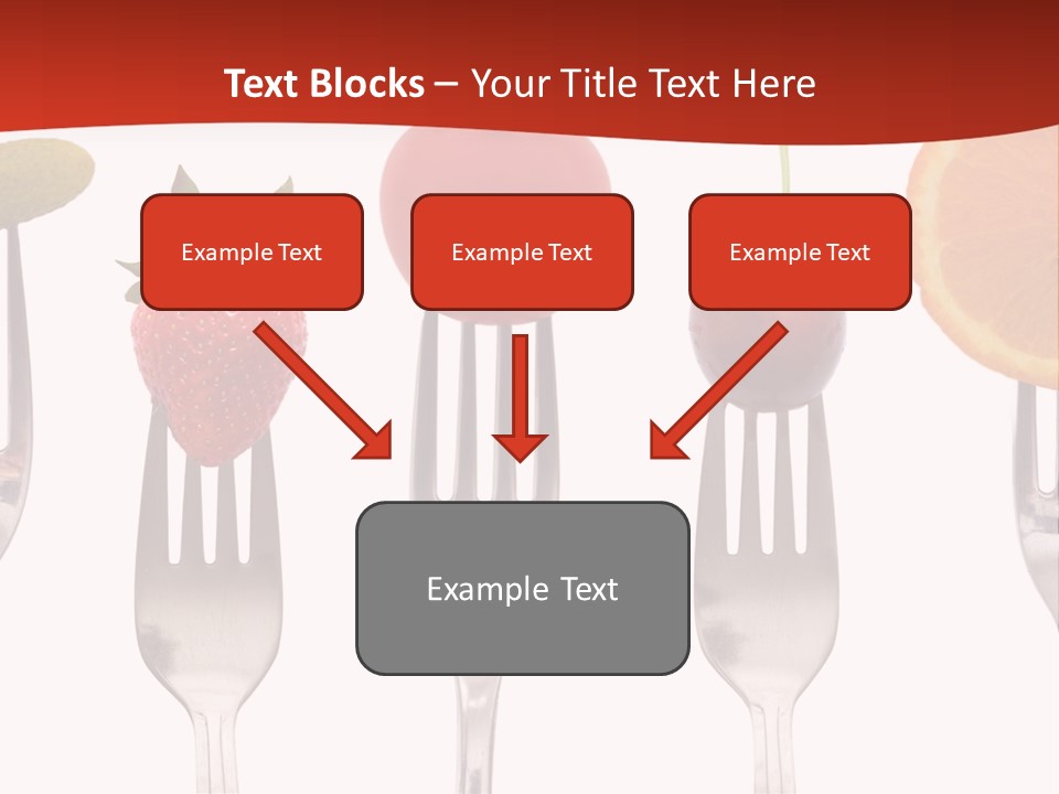 Five Snack Cherry PowerPoint Template