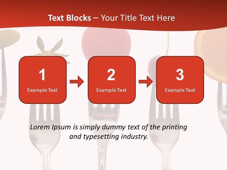 Five Snack Cherry PowerPoint Template