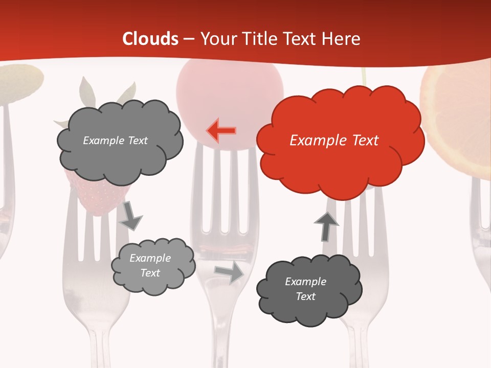 Five Snack Cherry PowerPoint Template