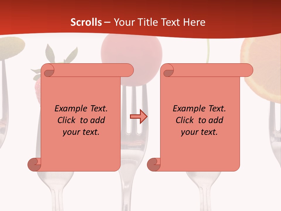 Five Snack Cherry PowerPoint Template