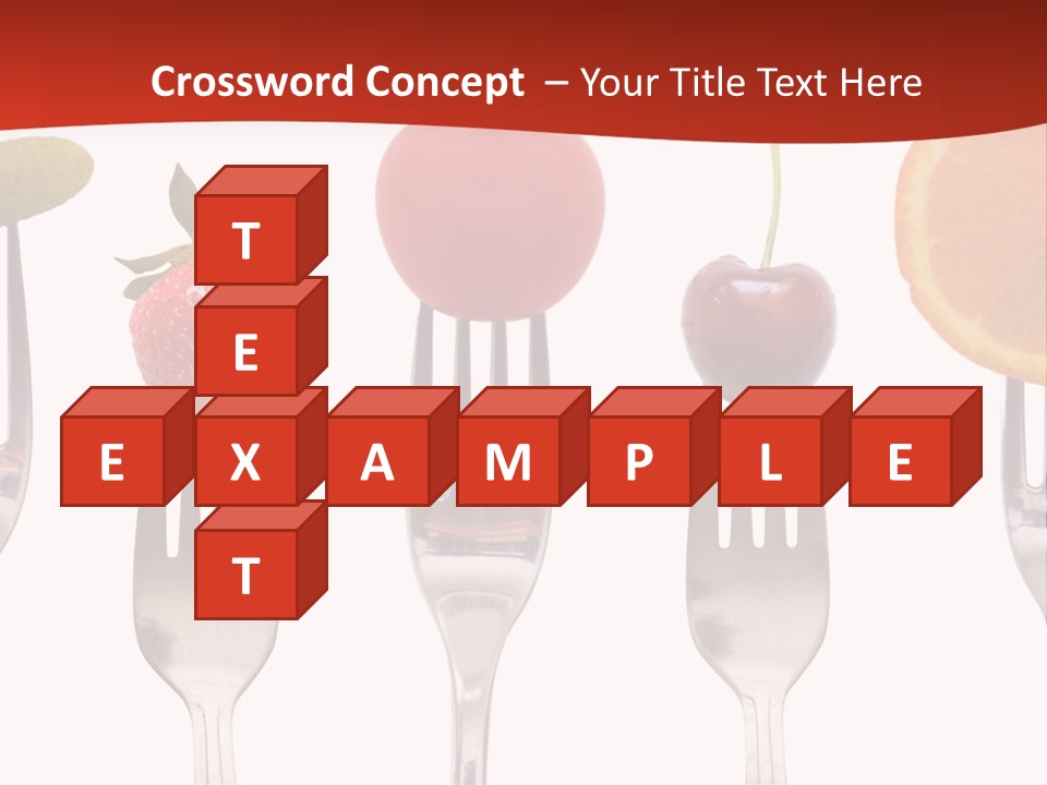 Five Snack Cherry PowerPoint Template