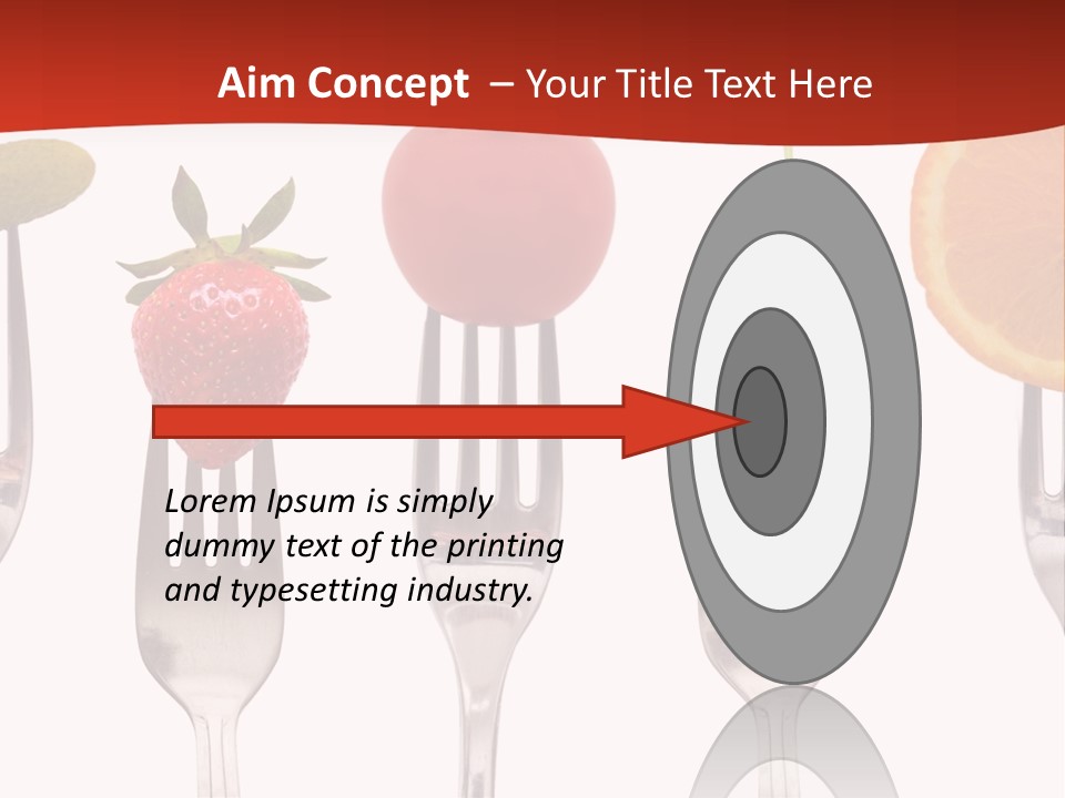 Five Snack Cherry PowerPoint Template