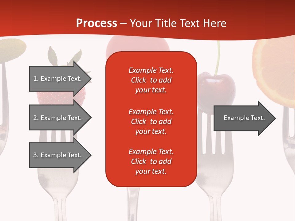 Five Snack Cherry PowerPoint Template