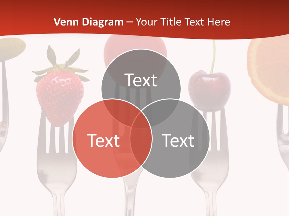 Five Snack Cherry PowerPoint Template