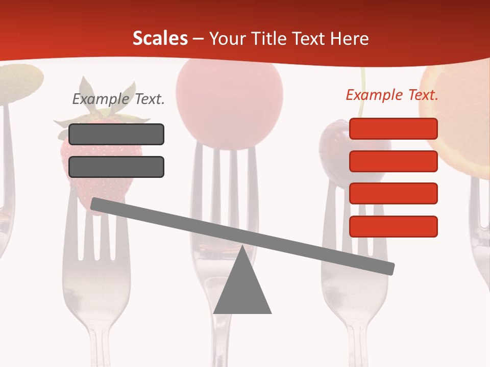 Five Snack Cherry PowerPoint Template